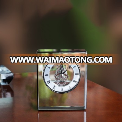 Antique Style Crystal Desk Clock Home Decoration